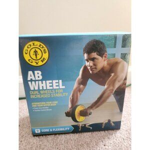 Gold's Gym Ab Wheel Core & Flexibility Abdominal Exercise